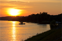 Abendlicher+Blick+auf+die+Donau